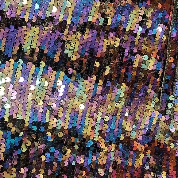 Coofandy Colorful Sequin Vest Size M - Picture 6 of 6